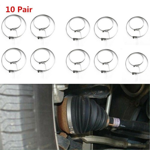 Stainless Steel Boot Clamp Pliers Clip 20pcs High Quality 10X-Short Bands - Picture 3 of 12