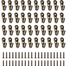 Wandhaken Vintage Einzelne Haken Kupfer antik Bronzen Metall 40 Stück
