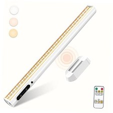 Rechargeable Magnetic LED Light Bar with Remote, without Motion Sensor White