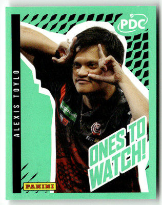 Panini 2025/26 PDC World Darts Sticker No. 165 Alexis Toylo Ones to Watch!