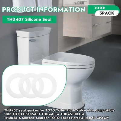 THU407 Seal Gasket for Drain Valve for Most TOTO Toilets