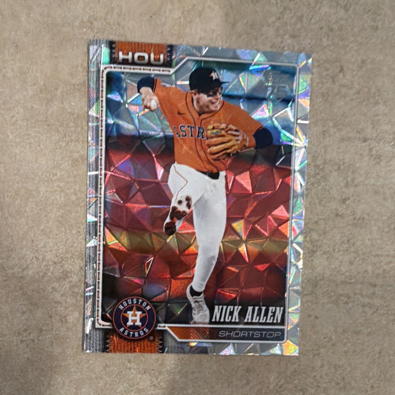 Topps 2026 Series Two #389 Nick Allen Houston Astros diamante foil