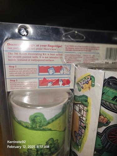 VTG 90s Thomas The Tank Engine & Friends Peel & Stick Room Decorating Kit Border - Picture 8 of 11