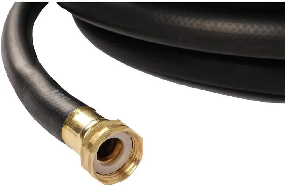 Manguera de jardín Continental Premium Garden negra de alta resistencia de agua fría, 5/8 pulgadas en el interior Foto 3 de 4