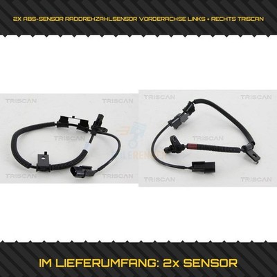 2X TRISCAN SENSOR, RADDREHZAHL VORDERACHSE LINKS + RECHTS FÜR