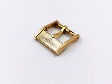 Longines Fibbia Placata Oro Vintage Originale 12 mm Ottima Qualità Accessori