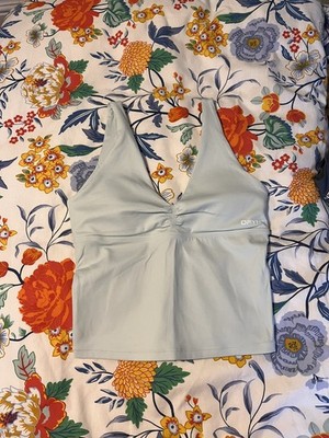 DFYNE Square Neck vest size large light blue 