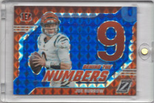 2023 Panini Zenith #13 Joe Burrow Behind The Numbers Blue Bengals
