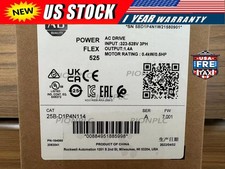 25B-D1P4N114 2022 SER A Allen Bradley PowerFlex 525 0.4kW 0.5Hp AC Drive NEW
