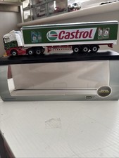 Oxford Diecast 1:76 Stobart Scania Unit With Code 3 Castrol Trailer.