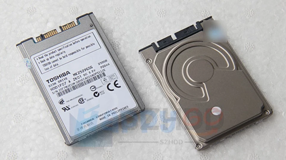 1.8" MK2529GSG 250GB Hard Disk Drive Micro SATA 5400RPM 8 MB HDD1F07 For Laptop - Image 3 of 4