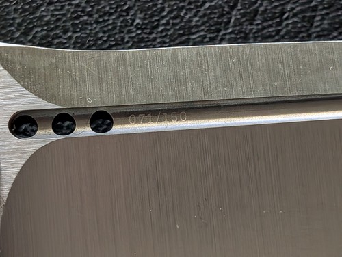 WE Knives 601x 10th Year Anniversary Grey titanium Satin 20cv Limited Edition - Picture 5 of 12