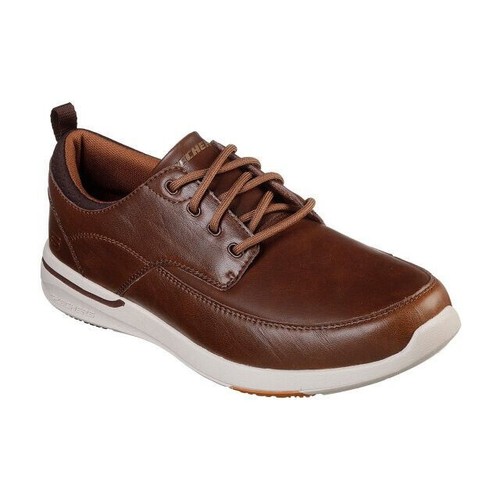 Skechers Elent Leven Mens Smart Lace Up Casual Trainers Shoes - 第 1/5 張圖片