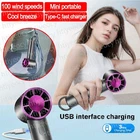 2026 Portable Handheld Fan Speed(1-100) Adjustable Turbo Mini and 6000mAh New US