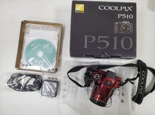⏯️[N.Mint] Nikon Coolpix P510 16MP fotocamera digitale bridge 42X zoom ottico-funziona!