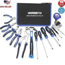 24-Piece Tool Set Home Maintenance Durable Storage Bag & High Quality Steel New