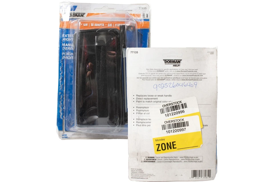 Dorman Products Exterior Right Door Handle Fits 1987-96 Chevrolet Corsica 77135B Foto 2 de 4