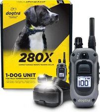 Dogtra 280X Remote Dog Training Collar with TWO (2) Paracord Concealers - EX CON