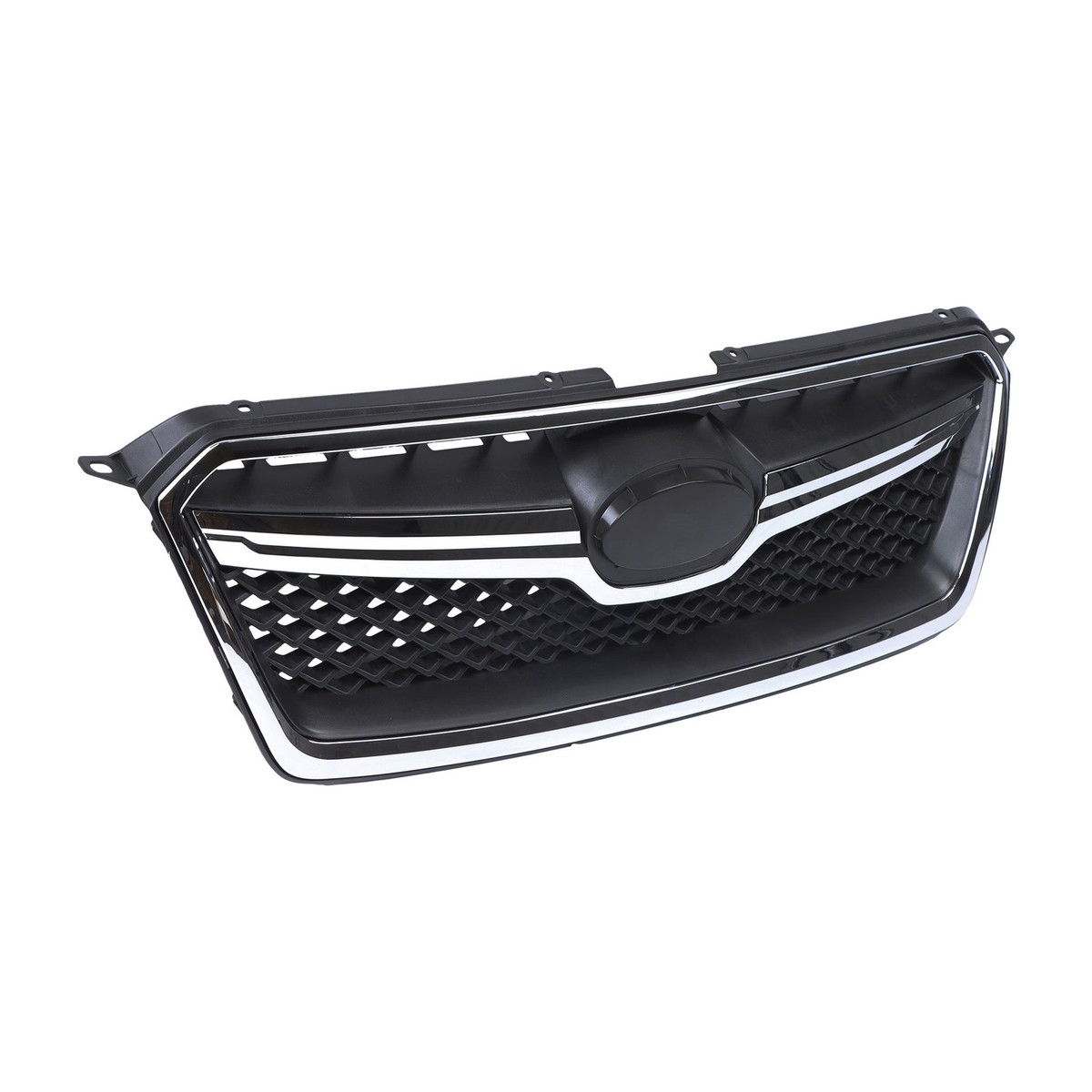 Plastic Front Upper Grille For Subaru XV Crosstrek 2016-2017 Blk W
