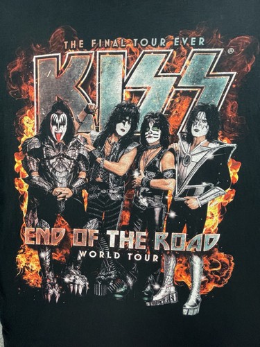 Kiss "End of the Road" 2019 Tour T-Shirt XL schwarz Gildan Rock Band Merch - Bild 4 von 6