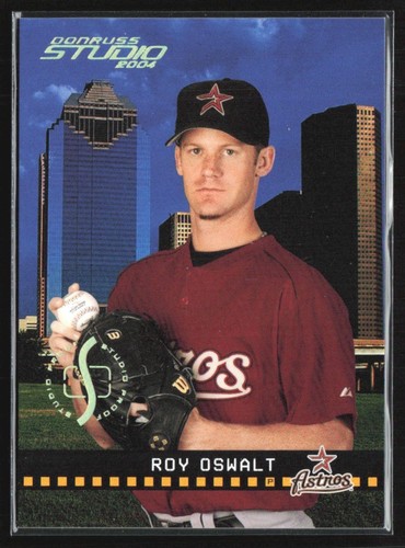 Roy Oswalt 2004 Donruss Studio Press Proof Gold /50 #93 Houston Astros
