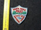 New Mexico City of Santa Rosa Police patch vintage 1960s cheesecloth defunct — photo 3