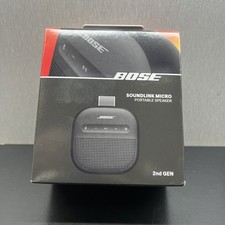 Bose New SoundLink Micro Portable Bluetooth Speaker 2nd Gen Black