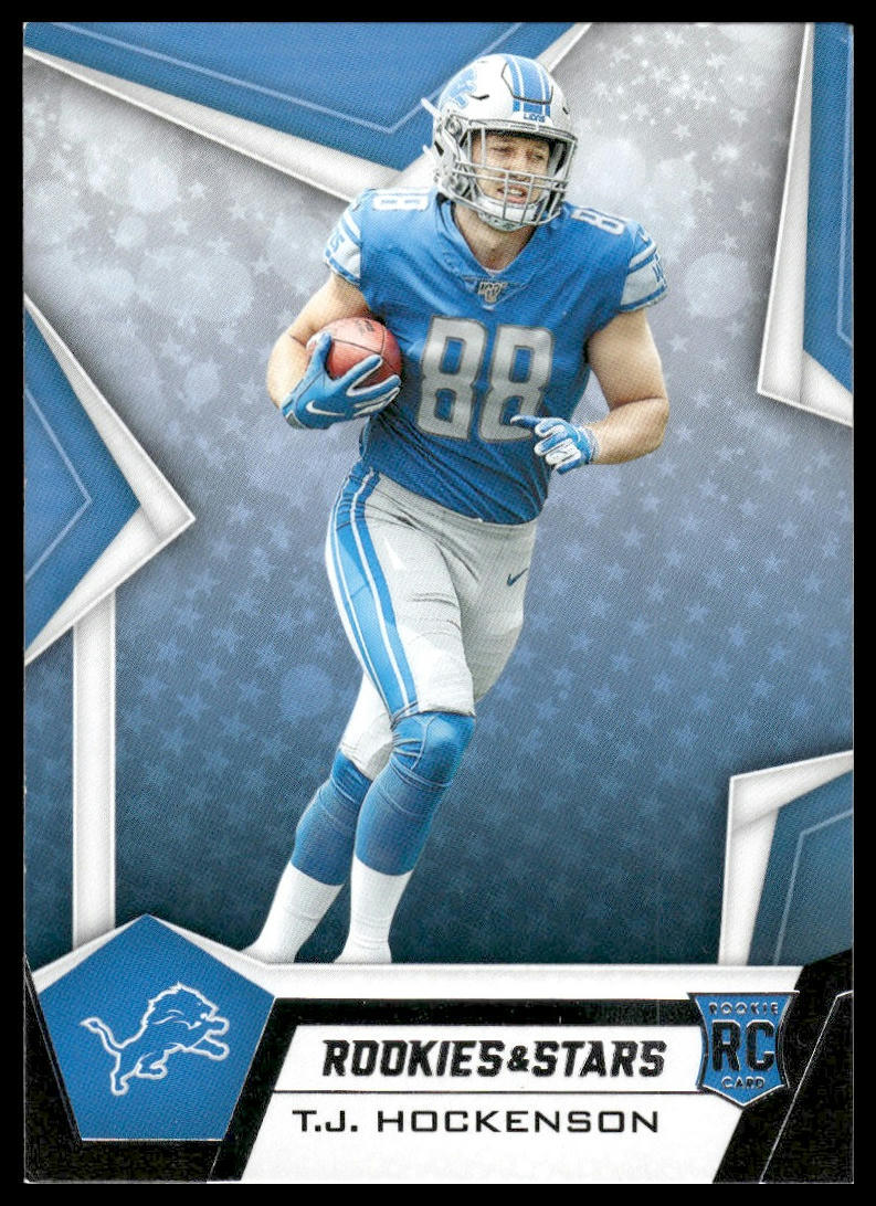 2019 Panini Rookies & Stars #104 T.J. Hockenson RC Detroit Lions