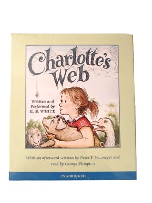 Charlotte's Web by E.B. White Unabridged Audiobook 3 Compact Discs 3.5 Hours