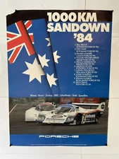 1000km Sandown 1984 Porsche 956 Race Poster 