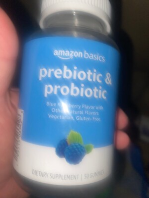 Amazon Basics Prebiotic & Probiotic. 50 Gummies, Expires 11/26