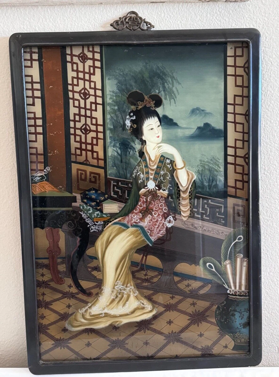 中国美術　民国时期　砚屏 陶板 送料込み 中国美術 民国时期 砚屏 陶板 送料込み