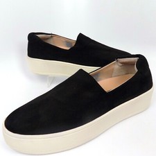 NEW Steven By Steve Madden Hilda Slip-On Women Casual Sneakers Size 9.5 M Black