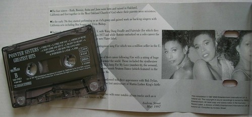 THE POINTER SISTERS GREATEST HITS *RARE BULGARIAN CASSETTE TAPE* - Picture 3 of 3