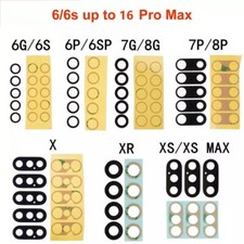 Rear Camera Glass Lens Cam Cover Ring for iPhone 16 15 14 Plus 13 12 11 Pro Max