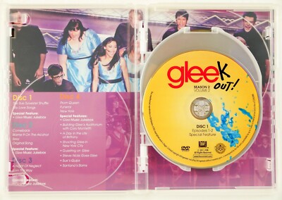 Glee Season 2, Volume 1 & Volume 2 DVD Box Sets,7 Disc,22 Season 2