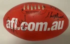 AFL BROWNLOW MEDALLIST HAND SIGNED SHERRIN - SWAN PRIDDIS CRAWFORD BARTEL
