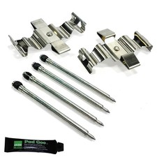 FRONT BRAKE PAD PIN FITTING KIT FITS: MERCEDES C32 C55 AMG CL203 BREMBO BPF1803D