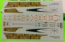 AMT 62 1962 Chevy Impala SS Convertible 1/25 Decal Sheet Emblems Dash Cluster