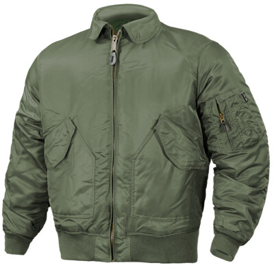 Mil-Tec US CWU Basic Bomber Flight Jacket Mens Hunting Flyer