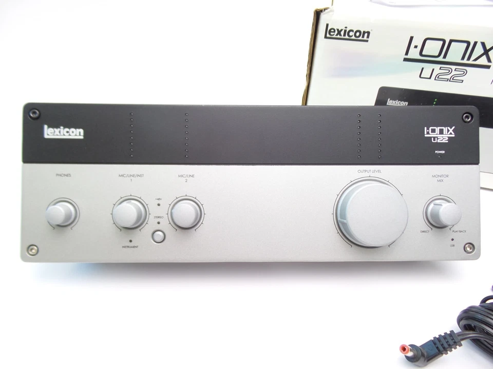 Lexicon I-ONIX U22 USB 2.0 Desktop Recording Studio Audio Mixing - Image 2 of 4