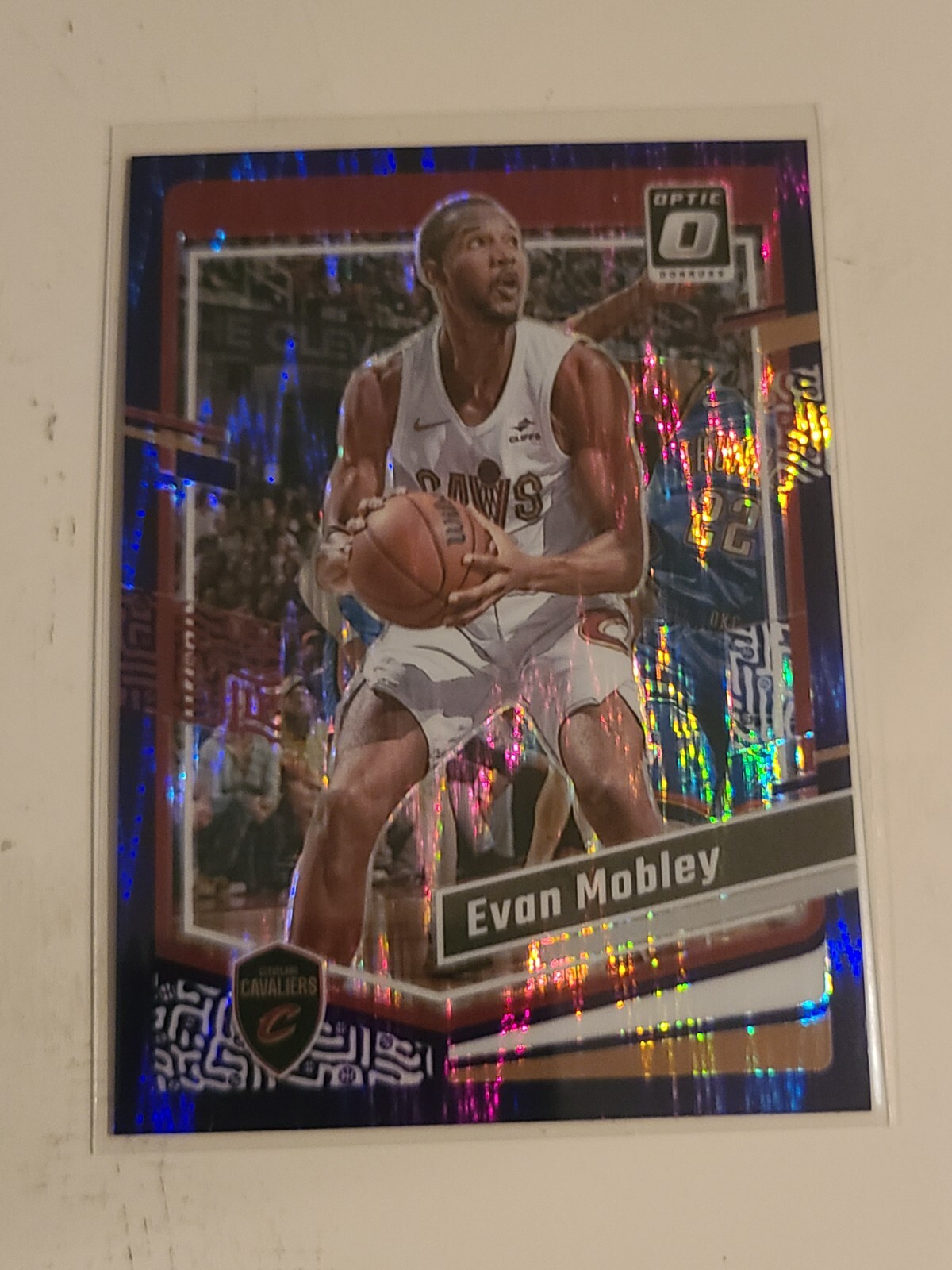 2023-24 Donruss Optic Purple Shock Evan Mobley Cleveland Cavaliers #45