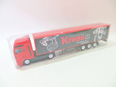 ''MAN BOX TRAILER LKW - KRESS POWER TOOLS'' HO OO 1:87 MIB/BOXED.