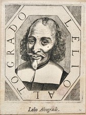 LELIO ALTOGRADI (1640) ITALY PORTRAIT ENGRAVING 17th century