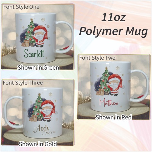 Childrens Santa Mug and Coaster Set, Unbreakable Father Christmas Cup for Kids - Picture 11 of 13