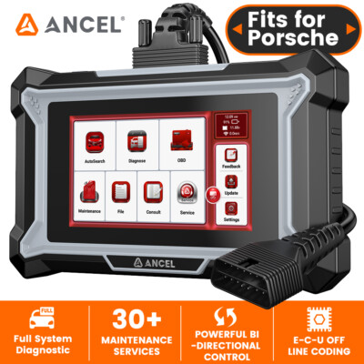 ANCEL DS160 OBD2 Scan Tool Car Scanner Bidirectional Diagnostic Fit For Porsche
