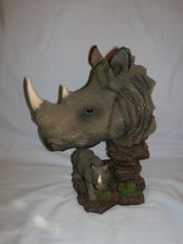 Vintage Rhinoceros and Calf Animal Figure (11