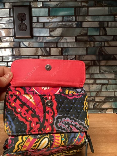 Vera Bradley All In One Wristlet Card Wallet Twilight Paisley NWOT VBA18 Small - Picture 5 of 14