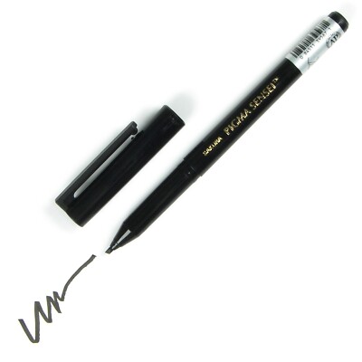 39567 Sakura Pigma Sensei C20 Pen, 2.0mm Chisel Tip, Black Ink, Box of 12