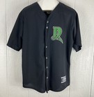 Vintage Dayton Dragons Baseball Jersey Size XL OT Sports Teamwear Black Button